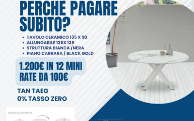 Offerta Tavolo in omaggio